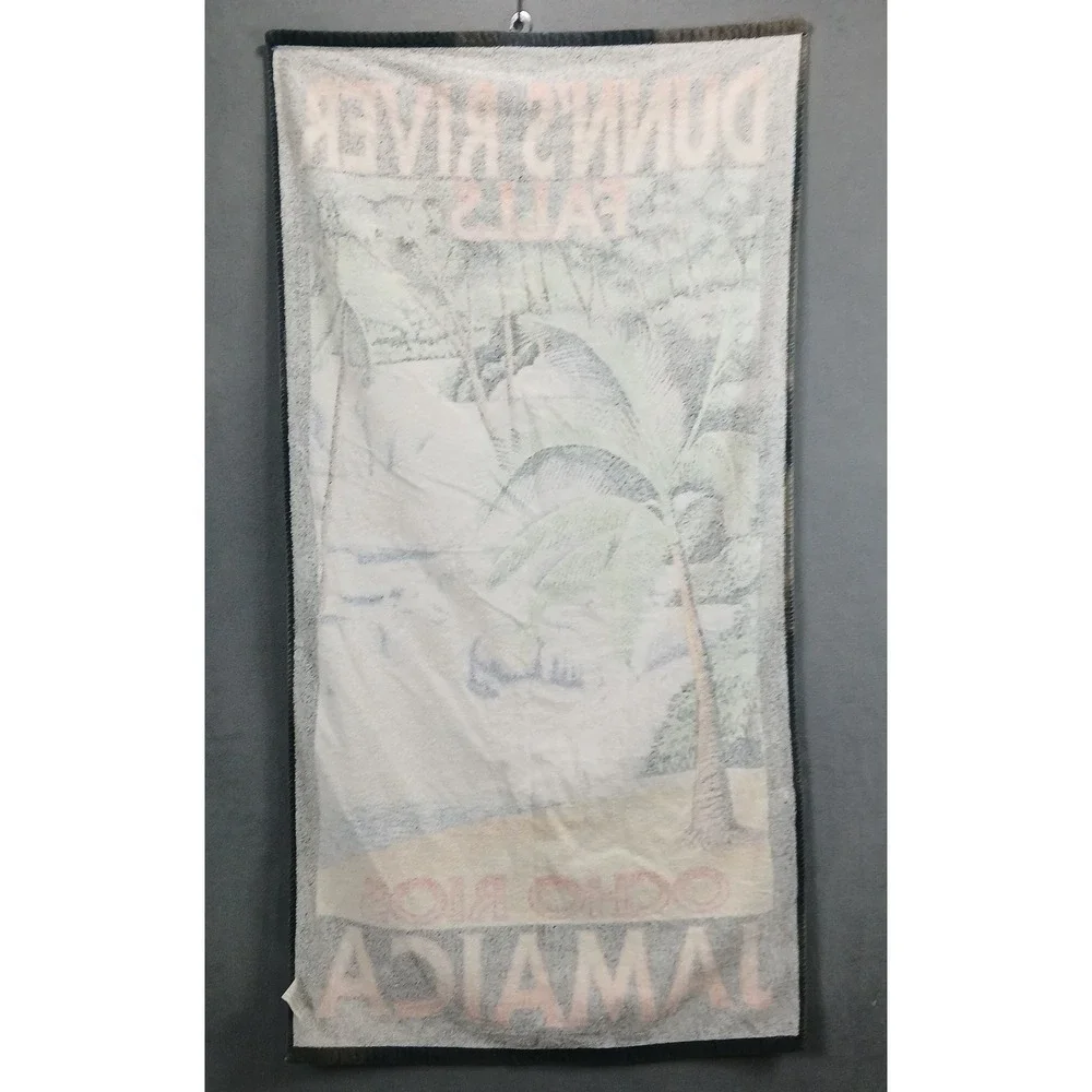 Sun Island Jamaican Beach Towel OS Multicolored Dunn s River Falls in‎ Ocho Rios